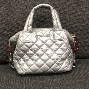 MZ Wallace Micro Sutton- Silver, lightly used